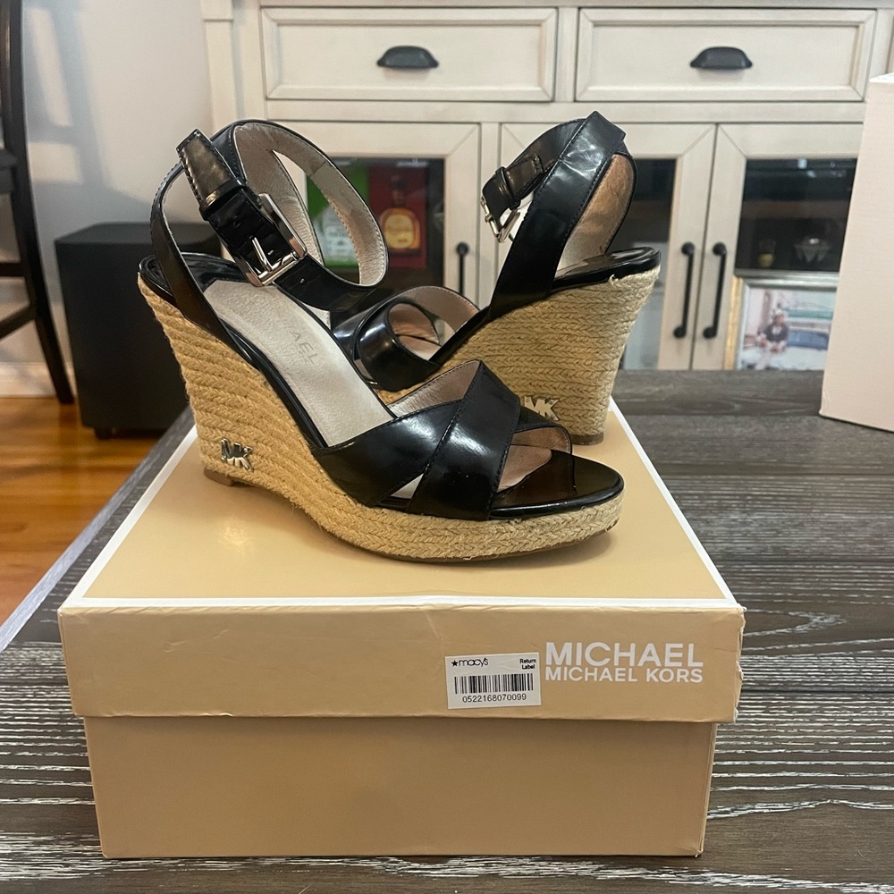Michael kors wedge heels